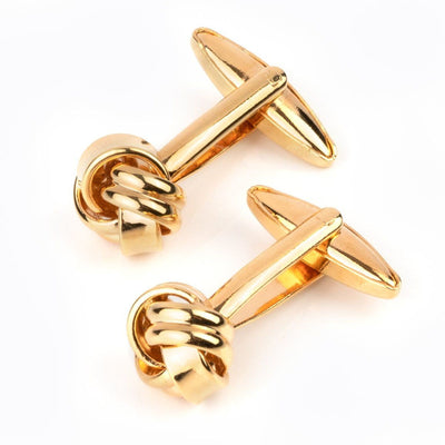 Gold Knot Cufflinks