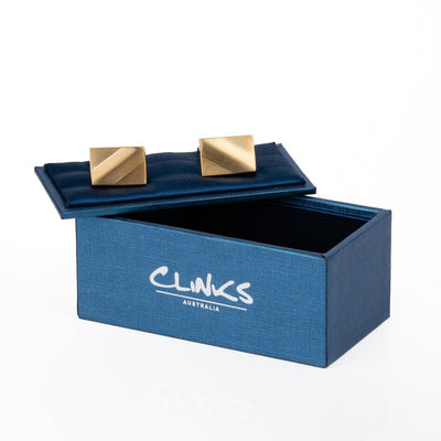 Classic Gold Ridge Cufflinks