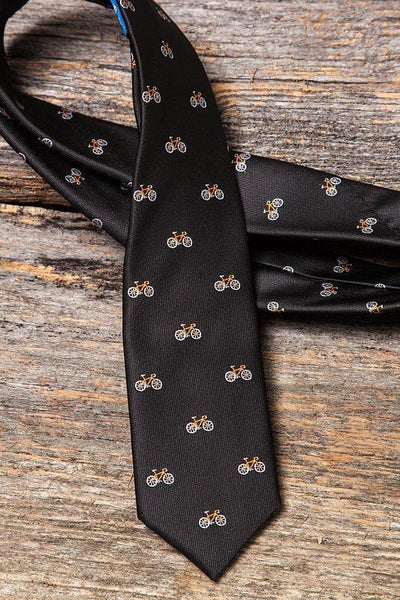 Bicycles Skinny Tie
