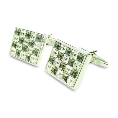 Crystal Patchwork Cufflinks