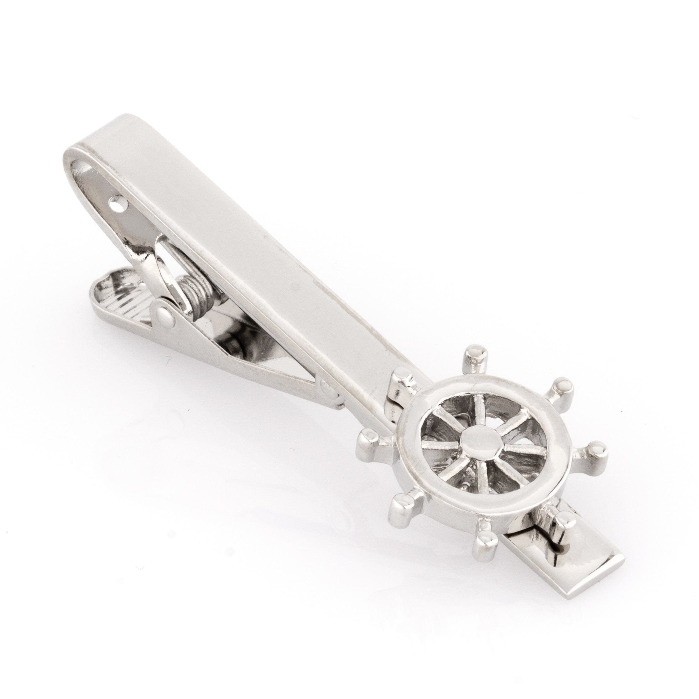 Ships Wheel Tie Clip Tie Clips Clinks 