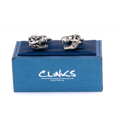 T-Rex Skull Dinosaur Cufflinks