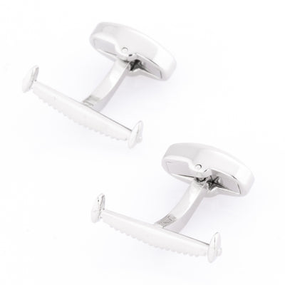 Double Handle Saw Cufflinks