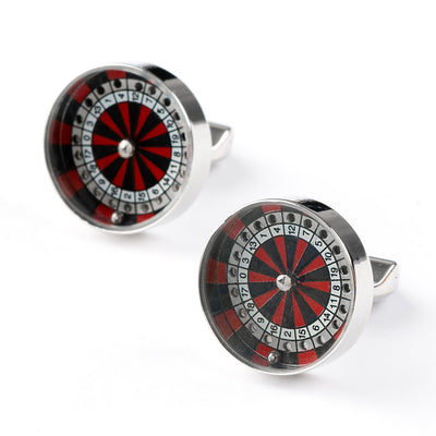 Roulette Wheel & Ball Cufflinks