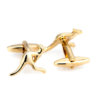 Australian Gold Kangaroo Cufflinks