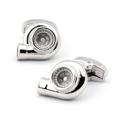 Silver Turbo Cufflinks