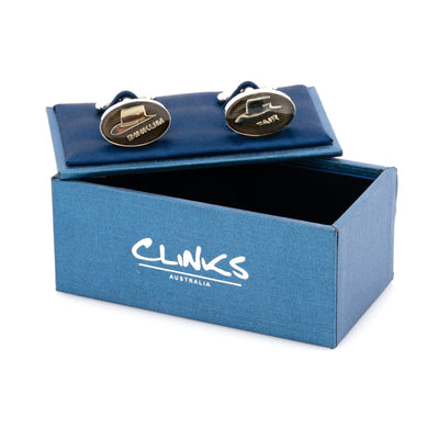 Australian Fair Dinkum Akubra Hat Cufflinks