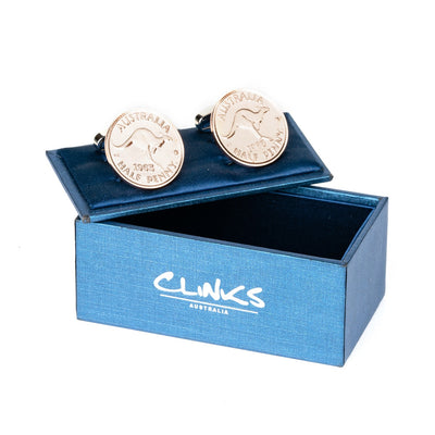 Australian Half Penny Coin Cufflinks, Novelty Cufflinks, CL5603, Mens Cufflinks, Cufflinks, Cuffed, Clinks, Clinks Australia