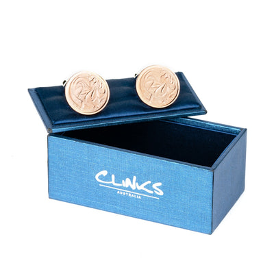 Australian 2 Cent Coin Cufflinks