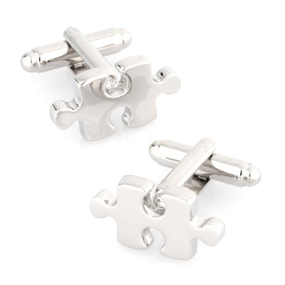 Silver "Puzzle" Jigsaw Cufflinks