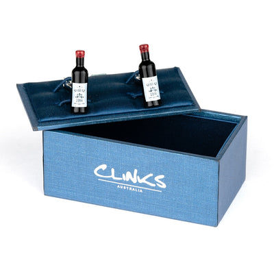 Shiraz Red Wine Bottle Cufflinks