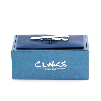 Small Shiny Silver Tie Bar 44m