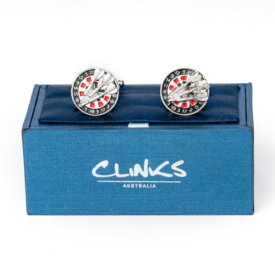 Darts and Board Cufflinks