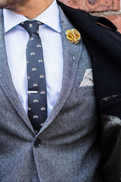 Bicycles Skinny Tie