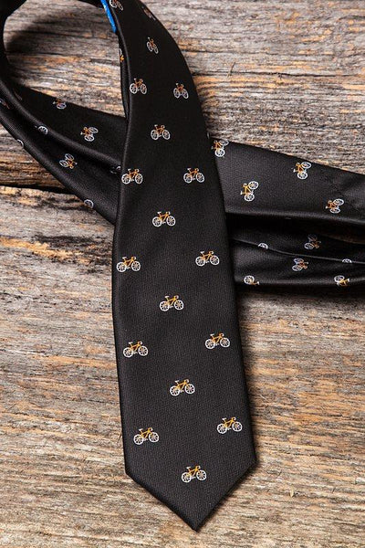 Bicycles Skinny Tie