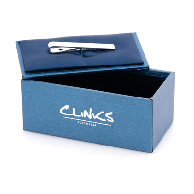 Small Shiny Silver Tie Bar 44m