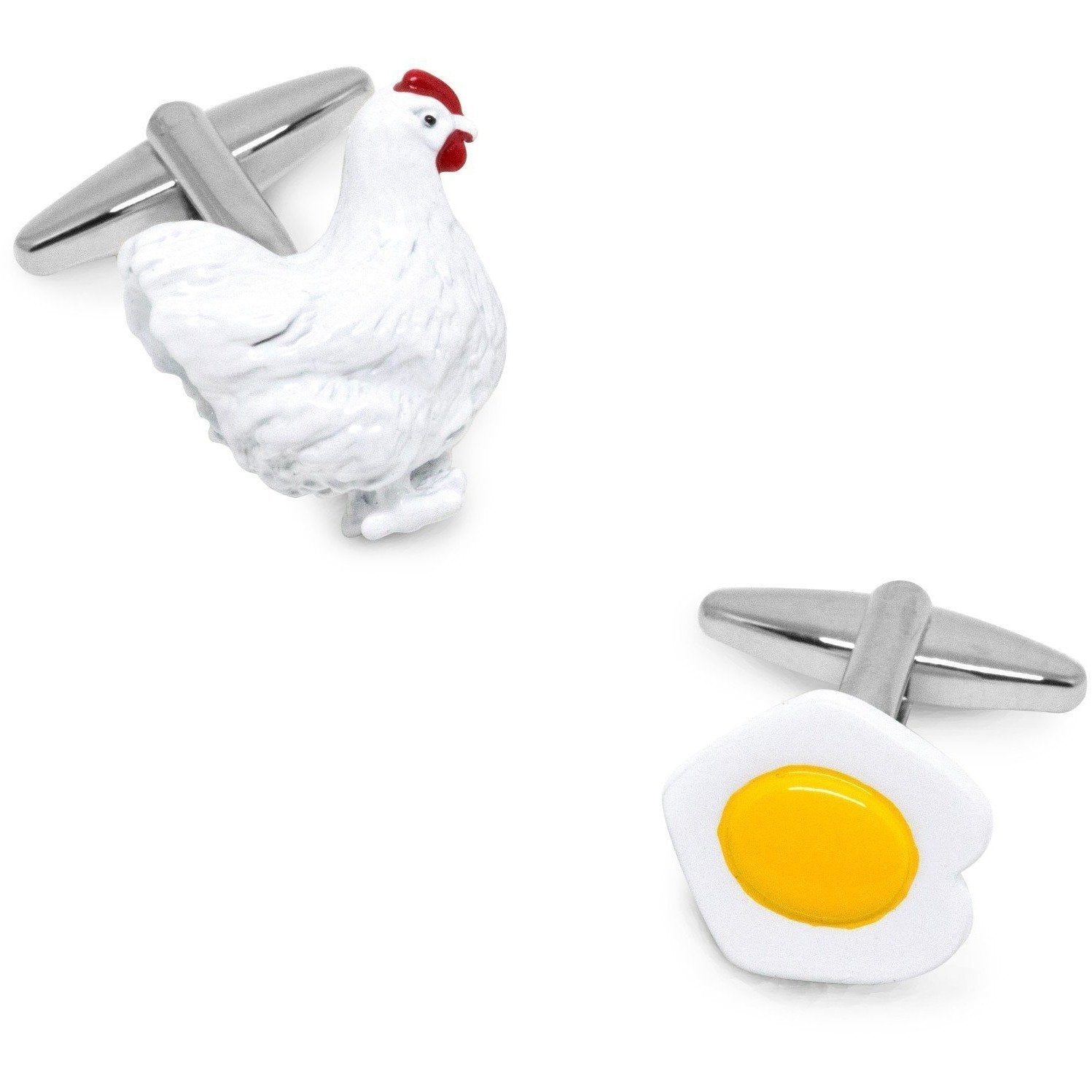 Chicken and Egg Cufflinks