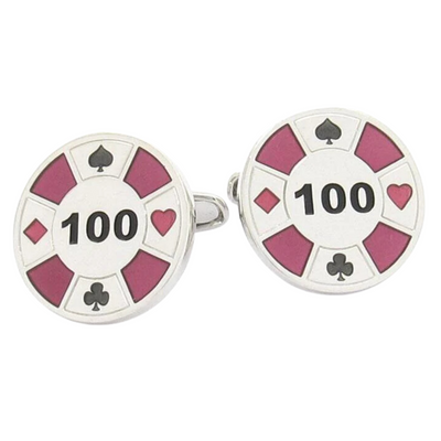 "Poker Chip" Cufflinks