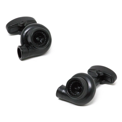 Black Turbo Cufflinks