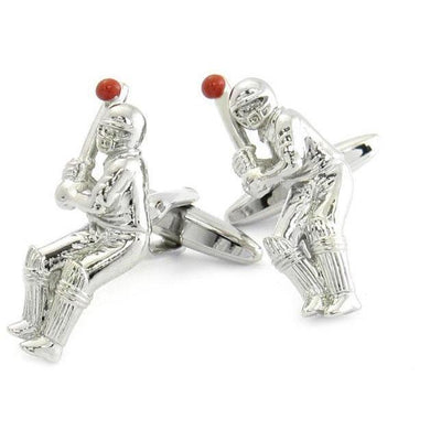 Cricket Batter Cufflinks