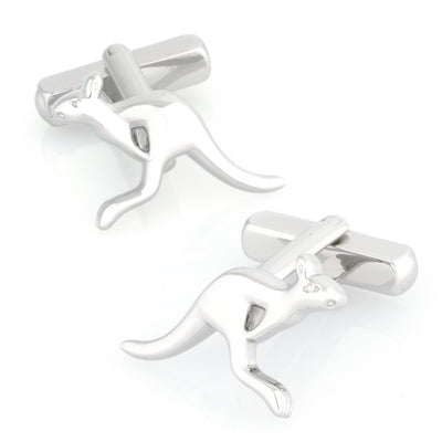 Australian Silver Kangaroo Cufflinks