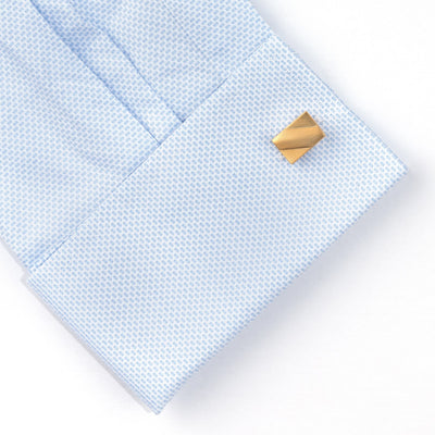 Classic Gold Ridge Cufflinks