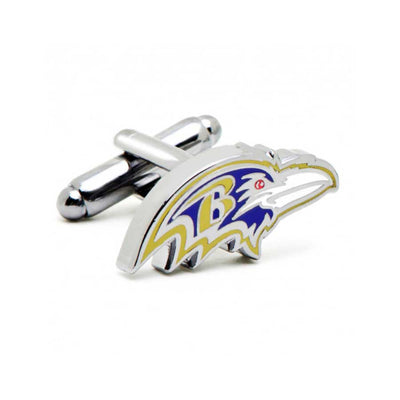 Baltimore Ravens Head Cufflinks, Novelty Cufflinks, CL5997, Mens Cufflinks, Cufflinks, Cuffed, Clinks, Clinks Australia