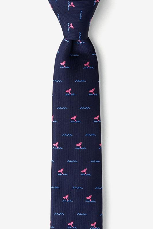 Whale Tails Skinny Tie
