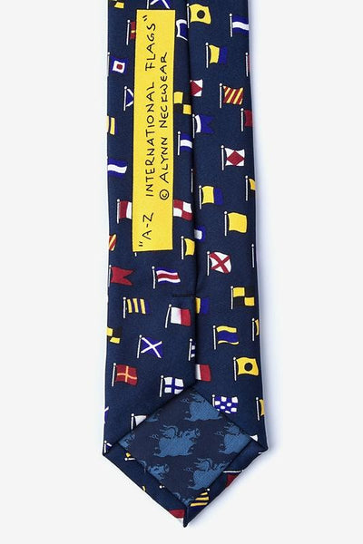 A-Z International Flags Skinny Tie