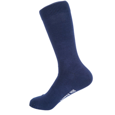 Classic Navy Blue Bamboo Socks by Dapper Roo, Dapper Roo, Classic Bamboo Socks, Navy Blue, Socks, Bamboo, Elastane, Nylon, Elastic, SK2044, Men's Socks, Socks for Men, Clinks.com