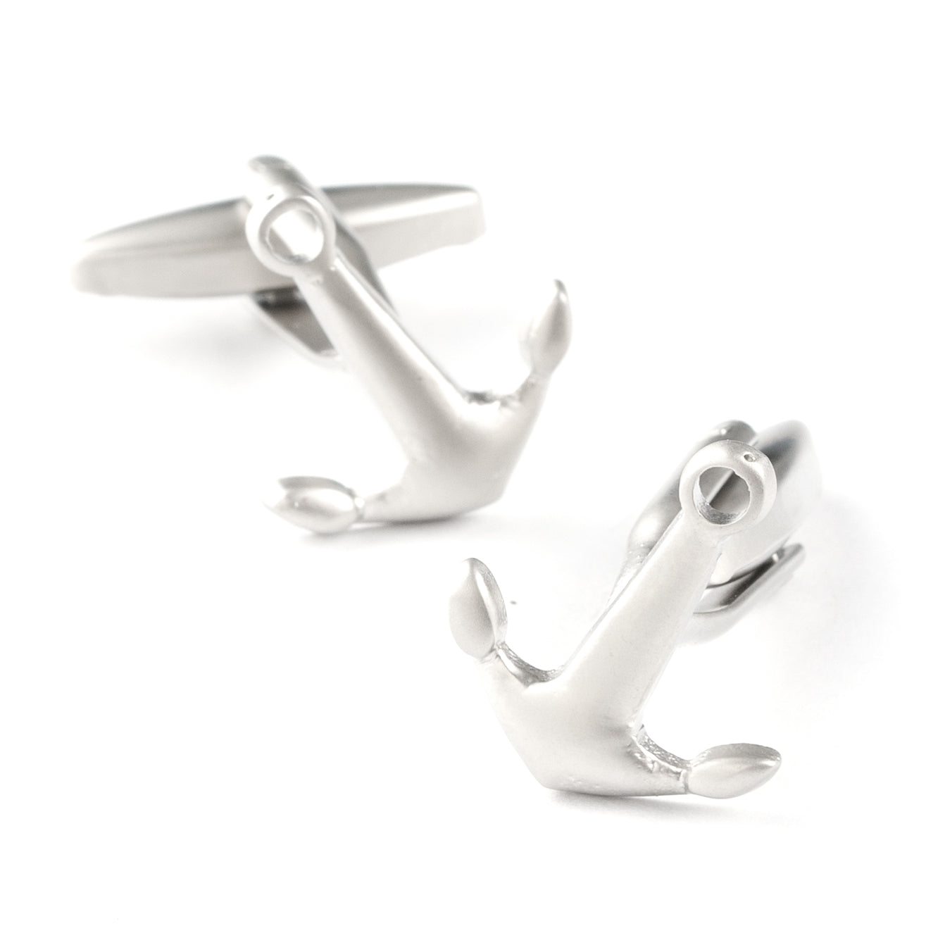 Silver Anchor Cufflinks