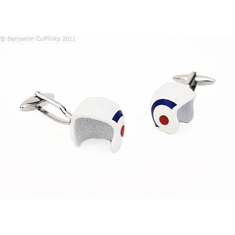 Serious Helmet Cufflinks