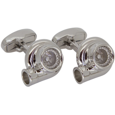 Silver Turbo Cufflinks