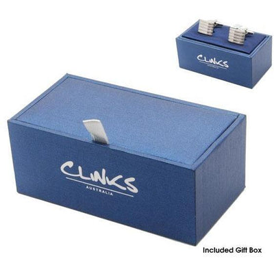 Skiing Silver Cufflinks