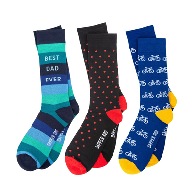 Dad Bicycle Socks Gift Set