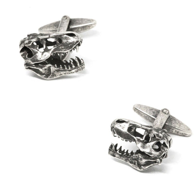 T-Rex Skull Dinosaur Cufflinks