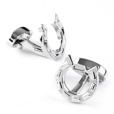 Silver Horseshoe Cufflinks
